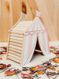 Load image into Gallery viewer, Pink Circus Tent Hide
