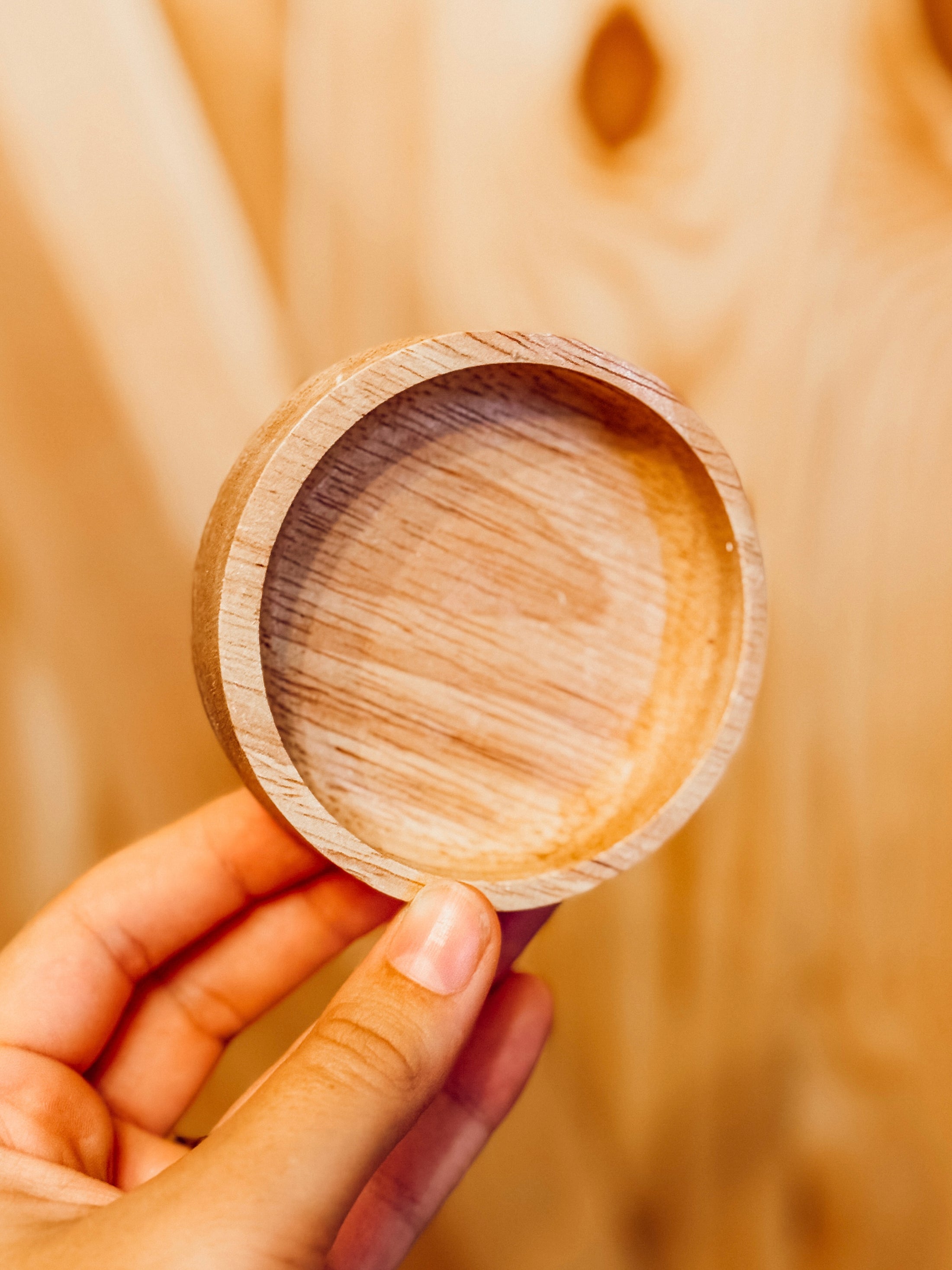 Solid Bamboo Food Dish