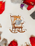 Load image into Gallery viewer, Sticker — Hamster Rocking Chair