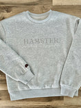 Load image into Gallery viewer, Embroidered Hamster Sweater — Heather Grey