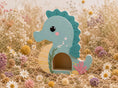 Load image into Gallery viewer, Teal Seahorse Hide