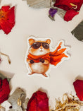 Load image into Gallery viewer, Sticker — Hamster Super Hero