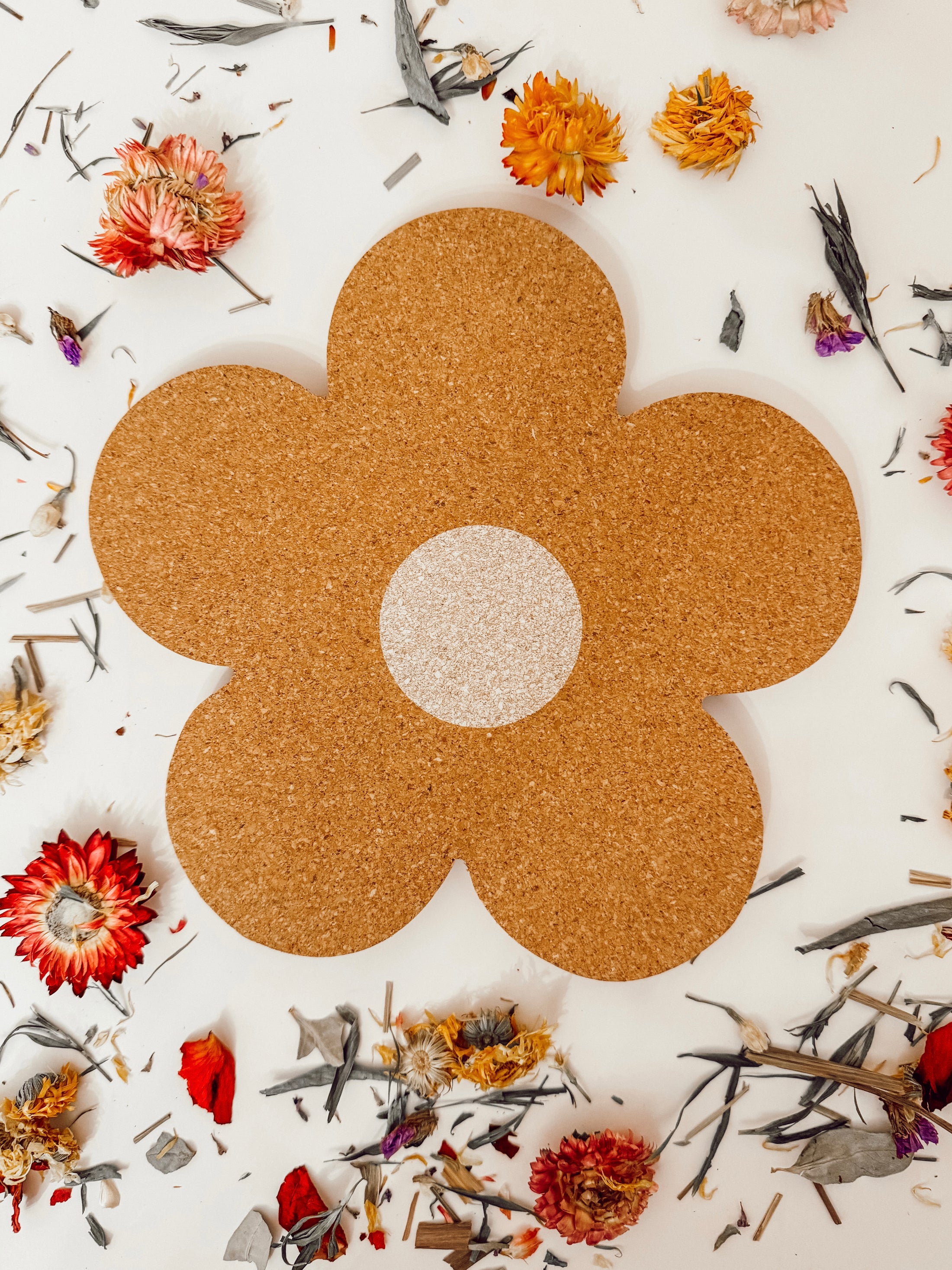 Large Natural Cork Flower