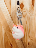 Load image into Gallery viewer, Squeaking Hamster Keychain (3-colors)