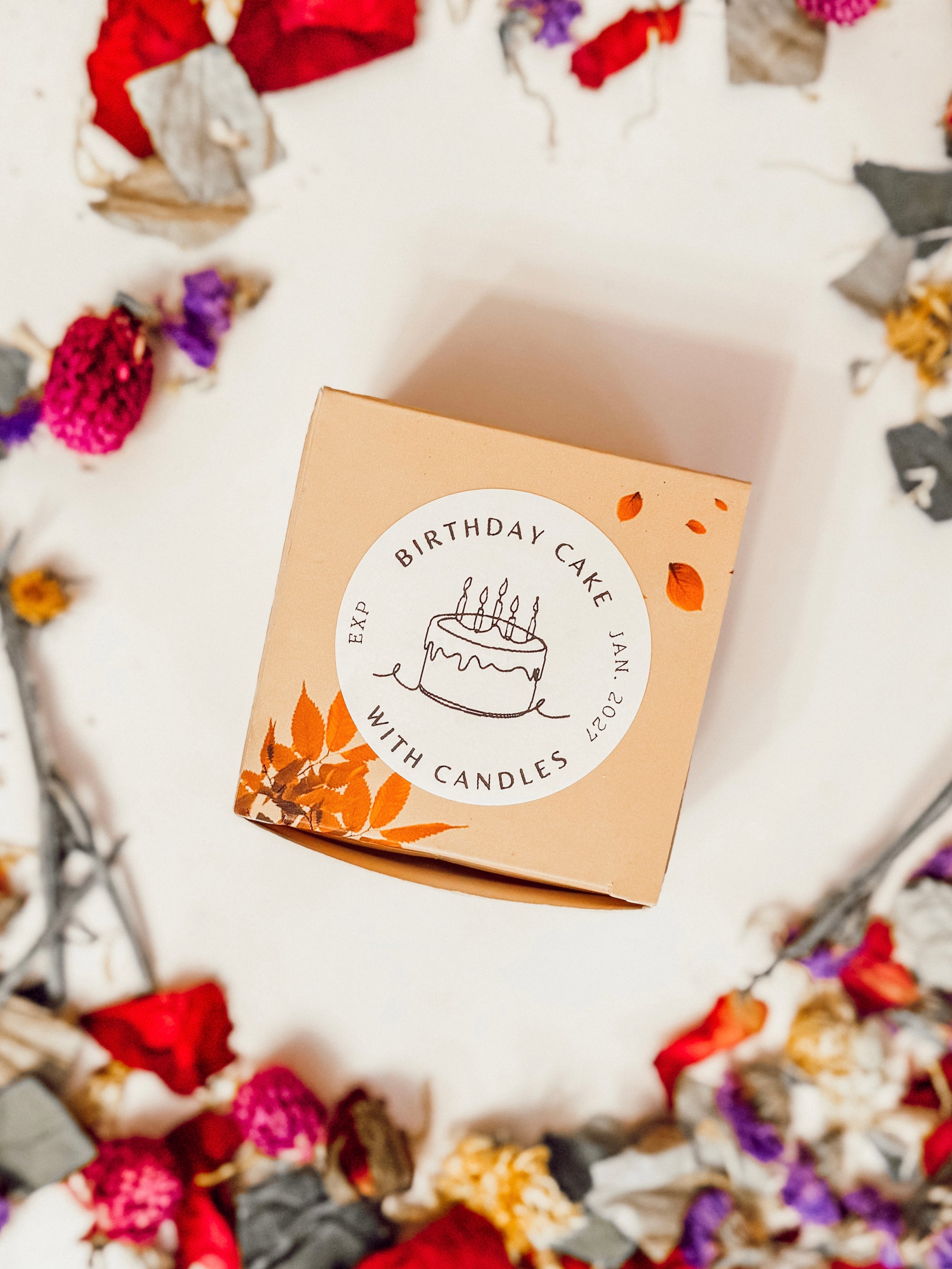 Birthday Cake w/ Candles