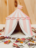 Load image into Gallery viewer, Pink Circus Tent Hide