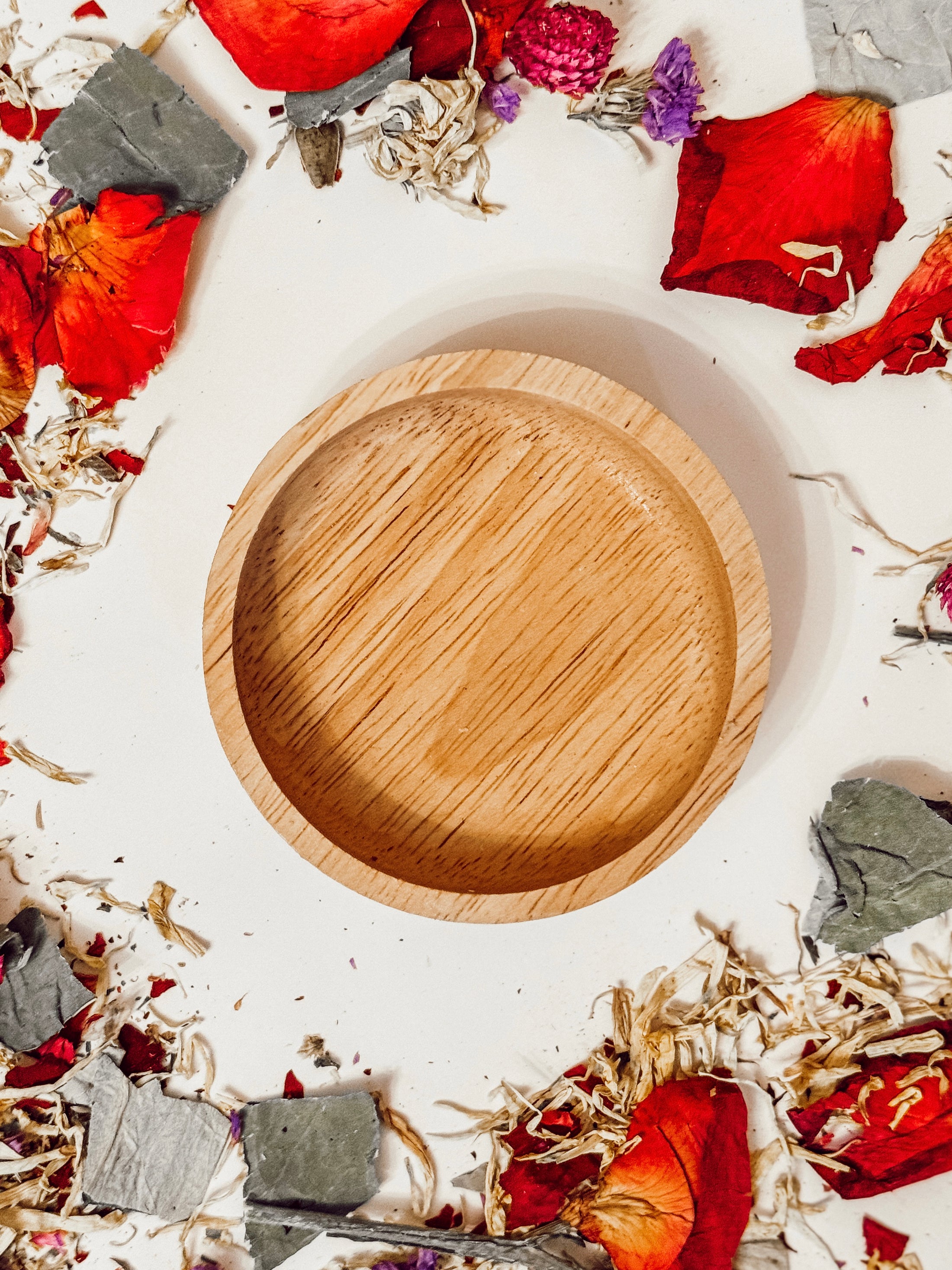 Solid Bamboo Food Dish