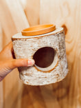 Load image into Gallery viewer, 100% Natural Birch Log Hideaway (dish included!)