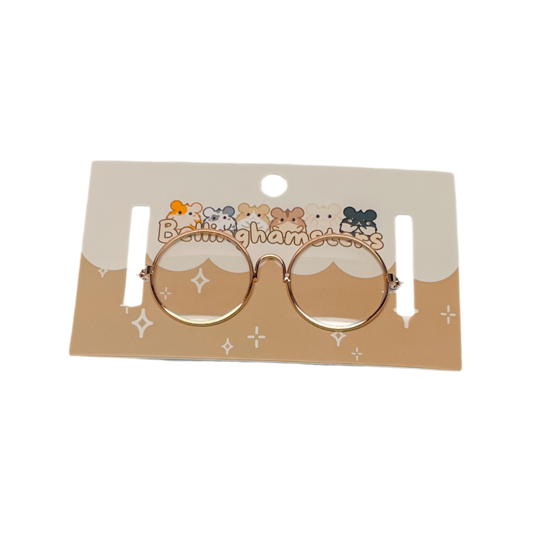 Gold Glasses (Plushie Accessory)