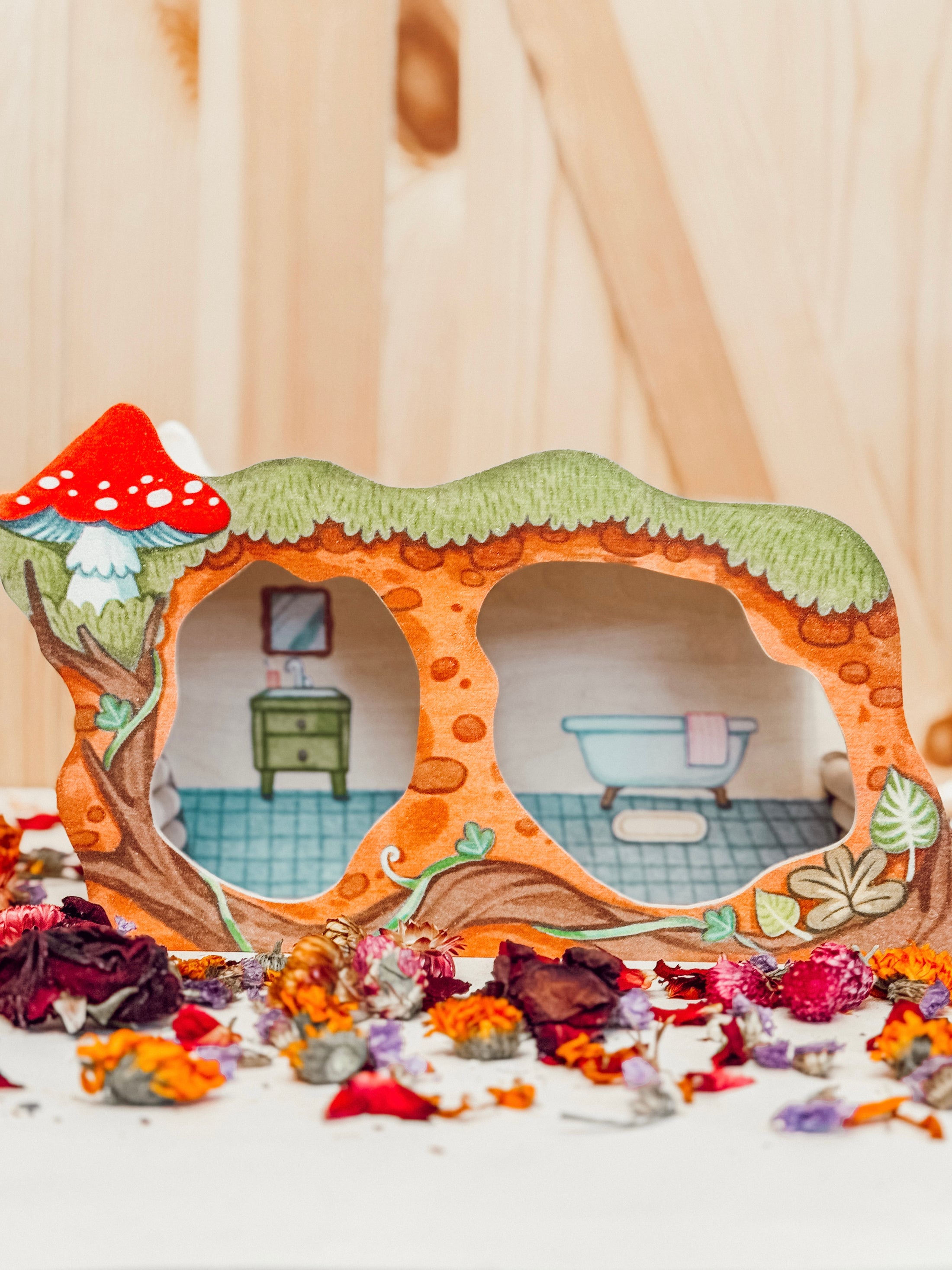 Woodland Fairy Underground Powder Room