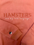 Load image into Gallery viewer, Embroidered Hamster Sweater -- Dusty Rose
