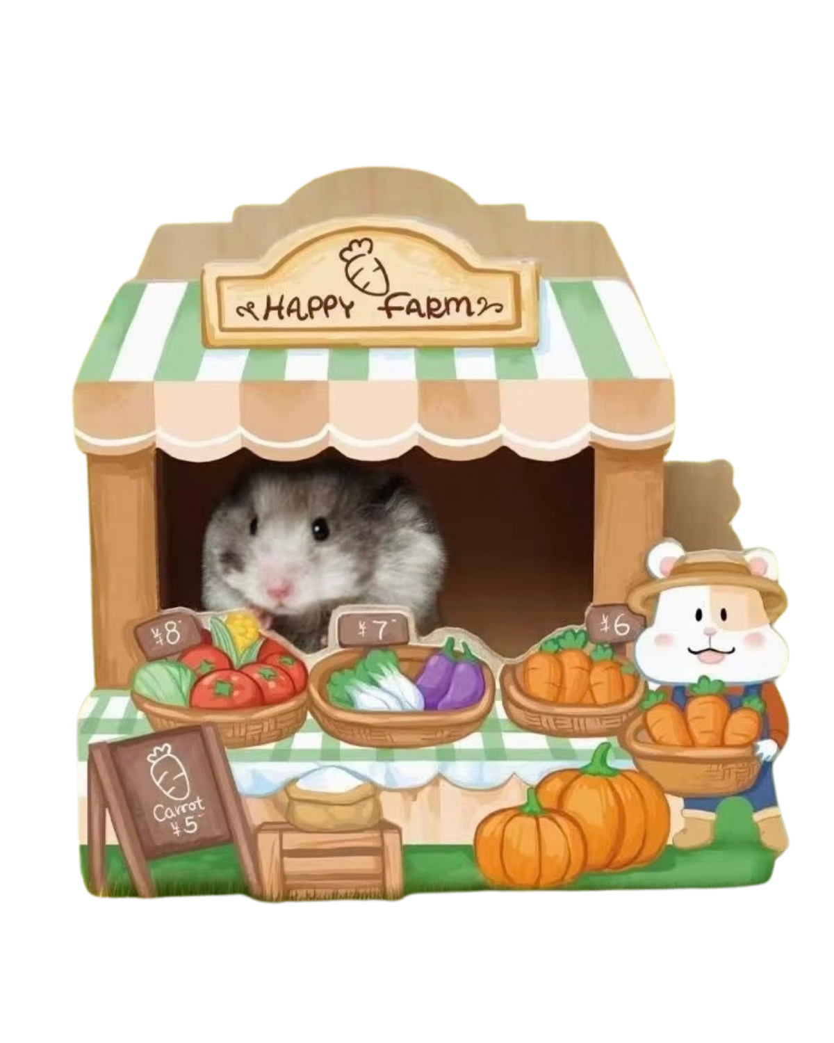Happy Farmer Market Hide