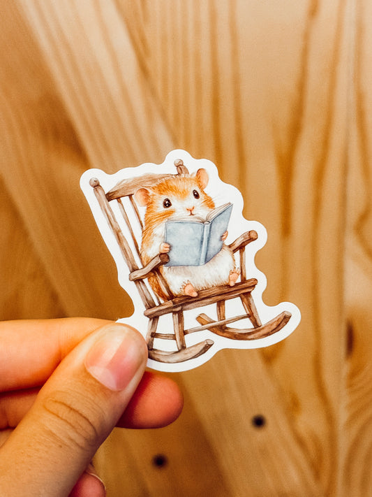 Sticker — Hamster Rocking Chair
