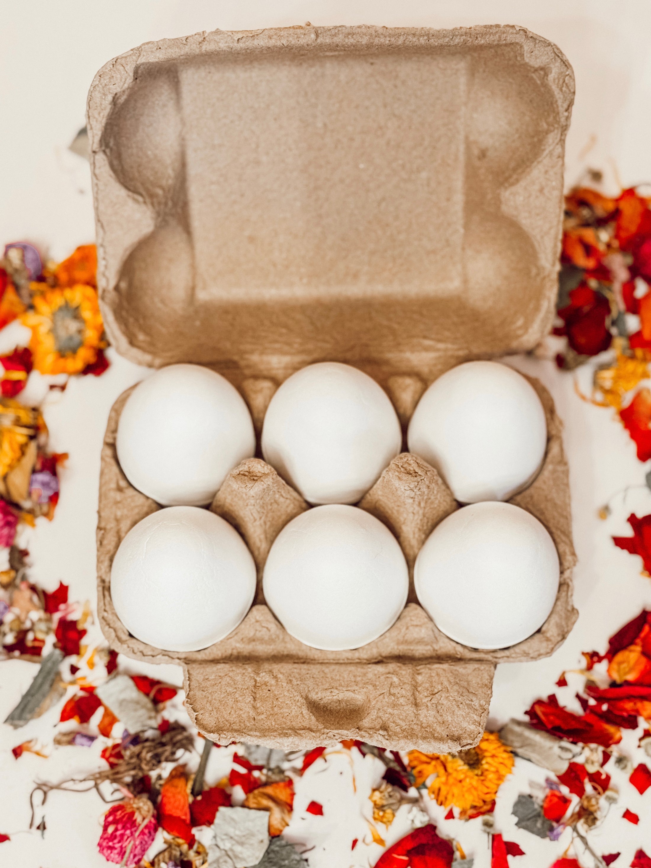 1/2 Dozen Paper Eggs Forage Toy