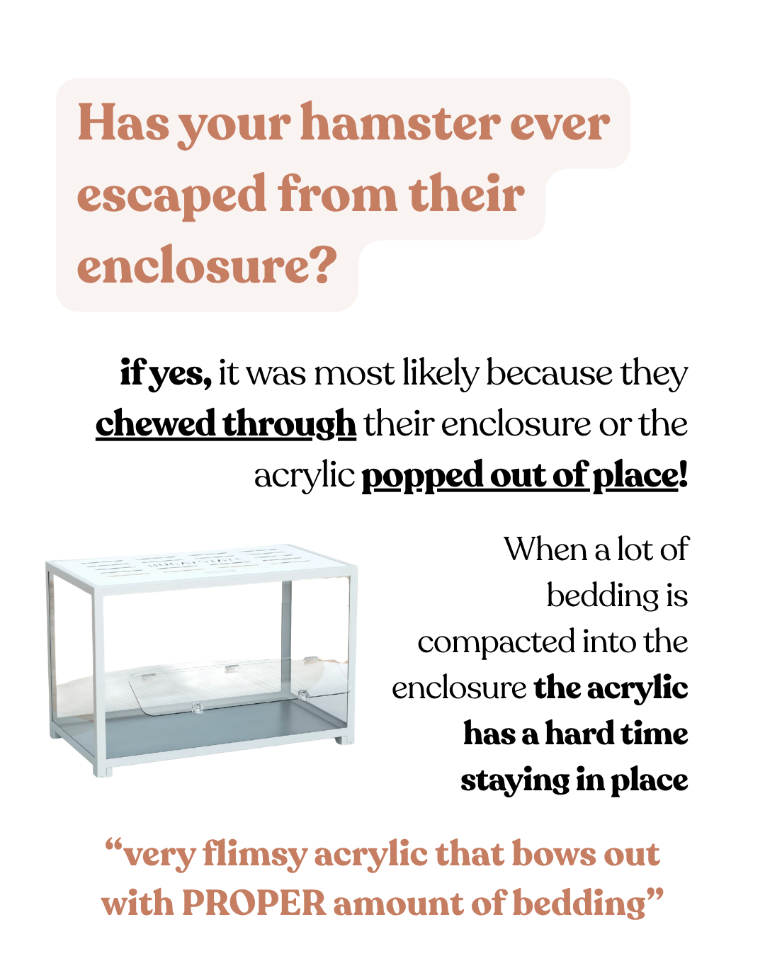 (NEW) Happy Hamstery Home Enclosure