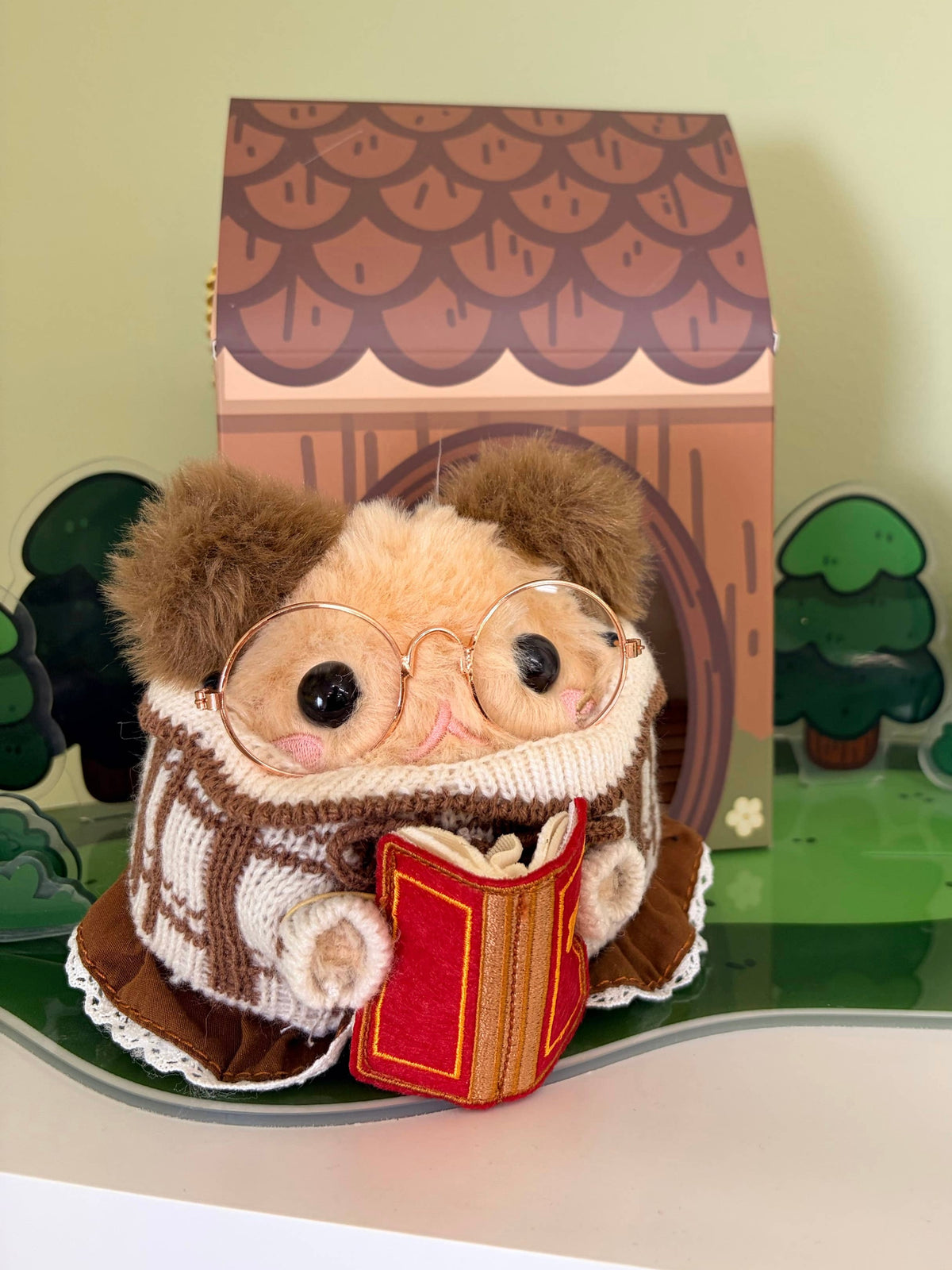 Gold Glasses (Plushie Accessory)