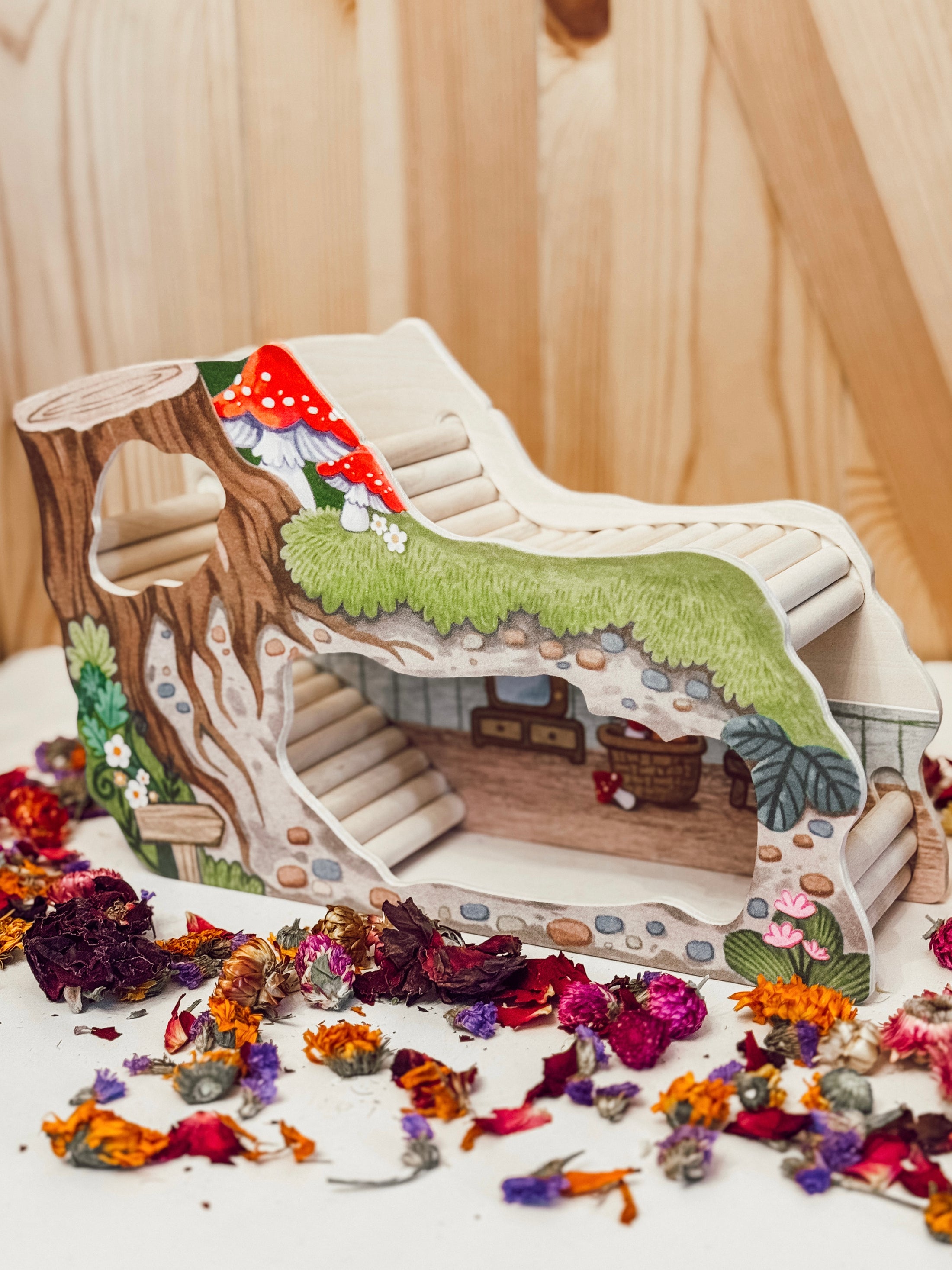 Woodland Fairy Living Room Peek-a-Burrow