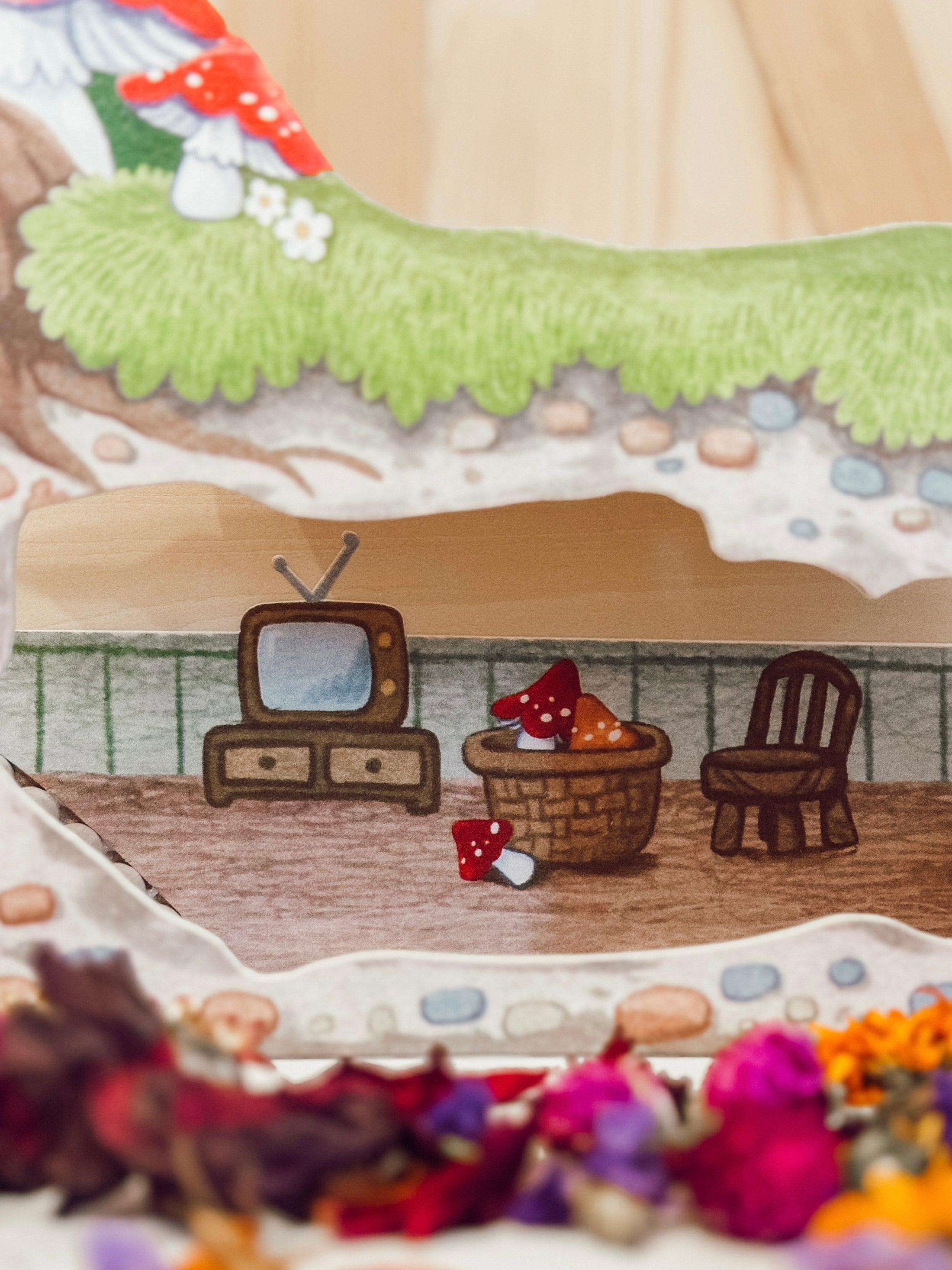 Woodland Fairy Living Room Peek-a-Burrow