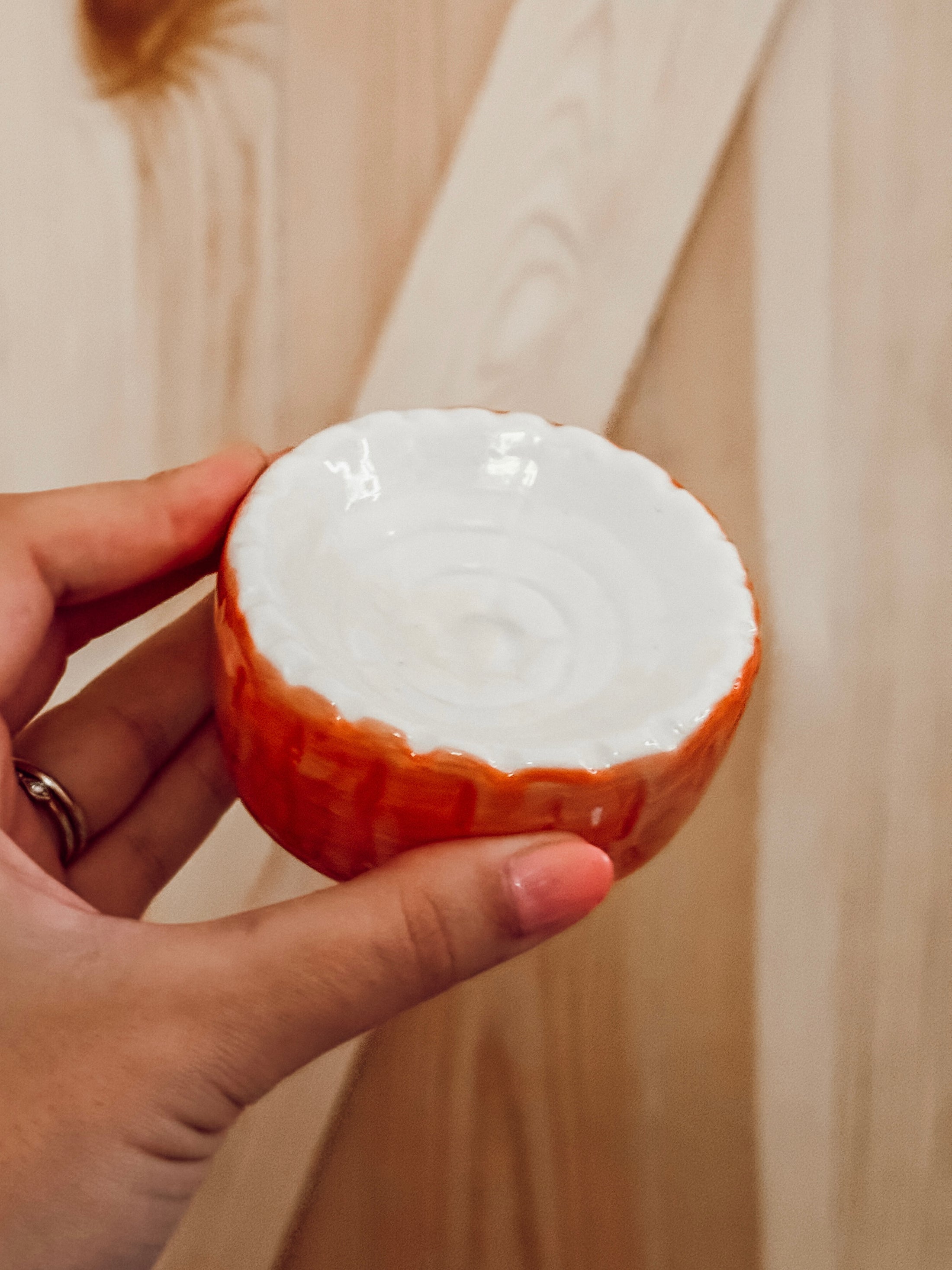 Ceramic Tree Stump Dish
