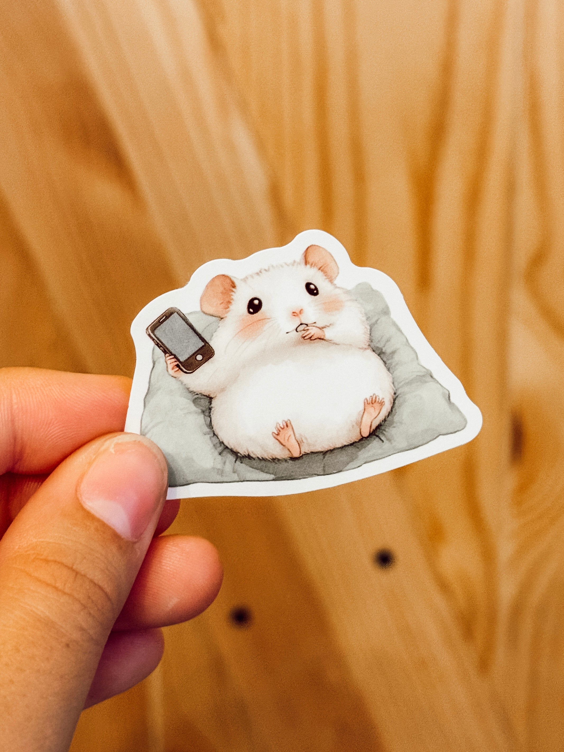 Sticker — Hamster Scrolling