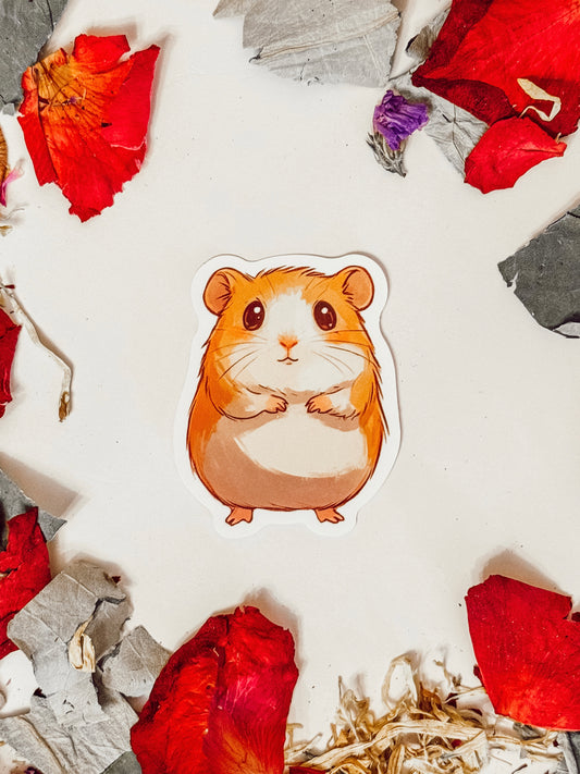 Sticker — Hamster Puppy Dog Face