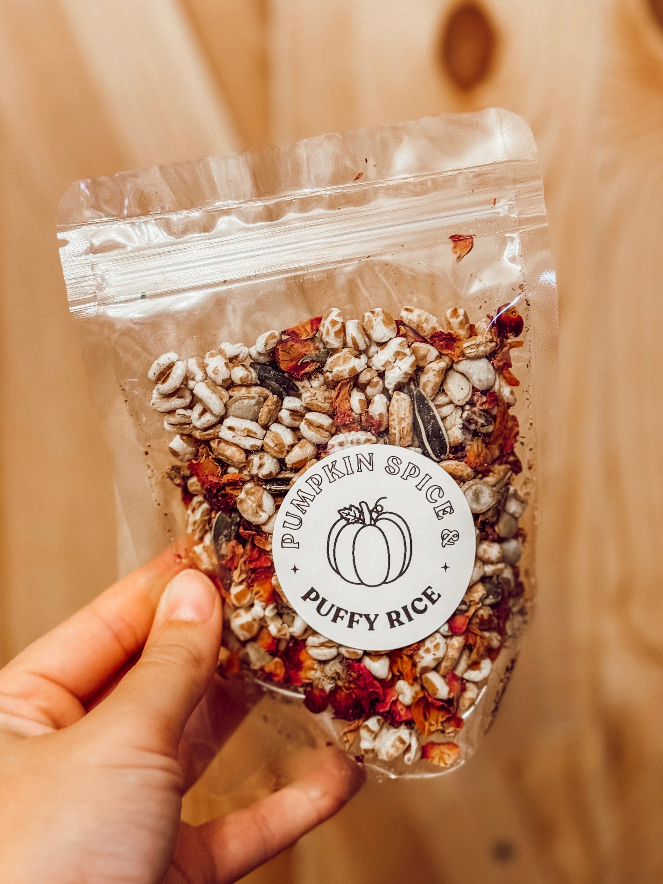 Pumpkin Spice & Puffy Rice Treat Mix (50g)