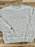Load image into Gallery viewer, Embroidered Hamster Sweater — Heather Grey
