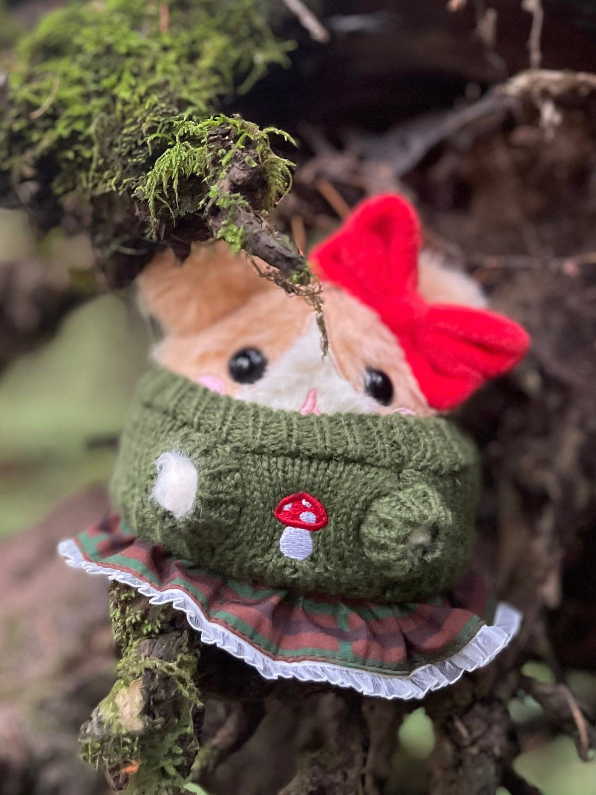 Green Mushroom Sweater (Plushie Accessory)