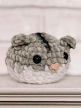 Load image into Gallery viewer, Hand Crocheted Winter White Hamster
