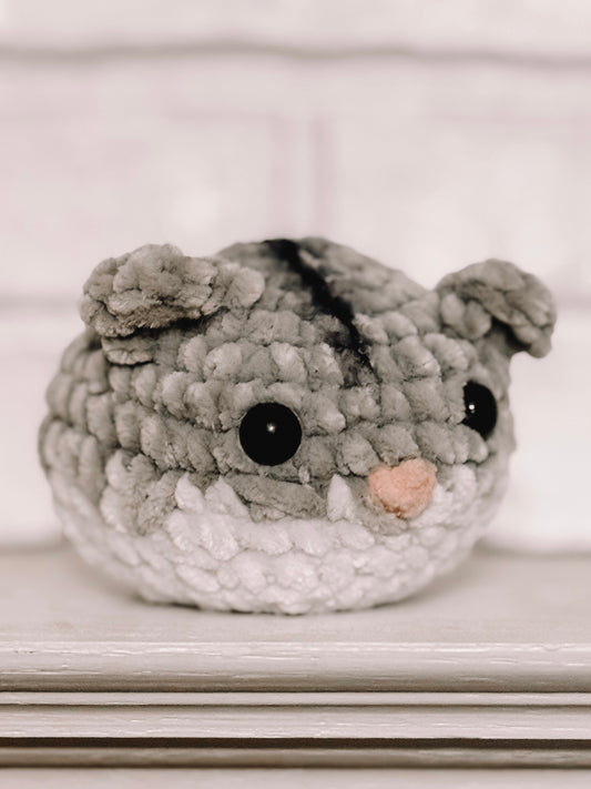 Hand Crocheted Winter White Hamster