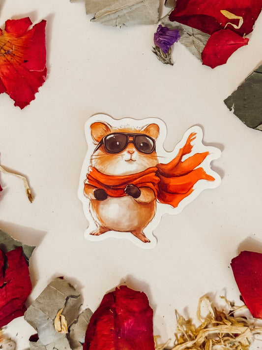 Sticker — Hamster Super Hero