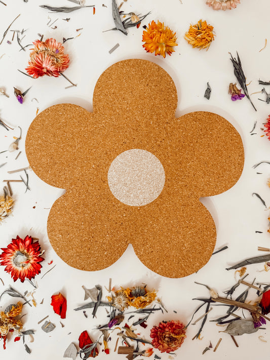 Large Natural Cork Flower