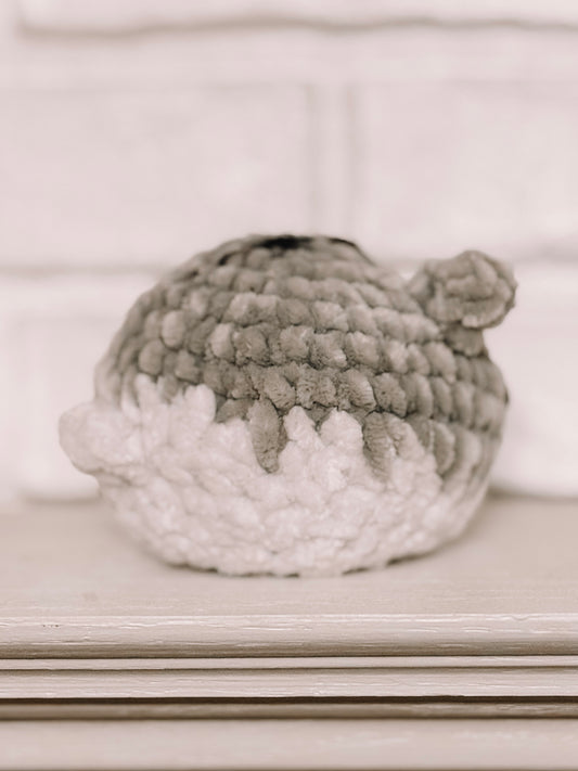 Hand Crocheted Winter White Hamster