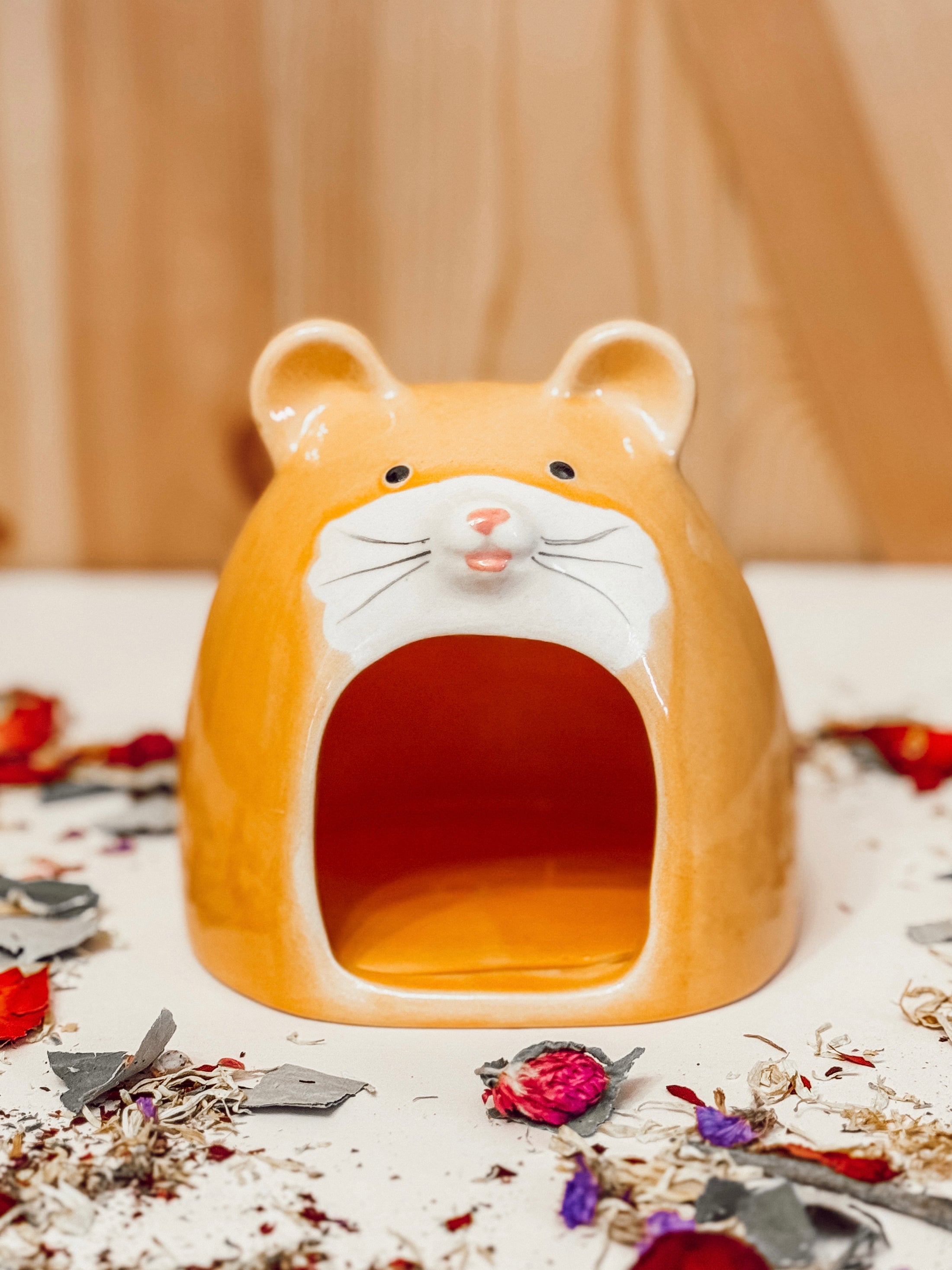 Ceramic Hamster Hideaway