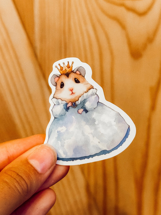 Sticker — Hamster Cinderella
