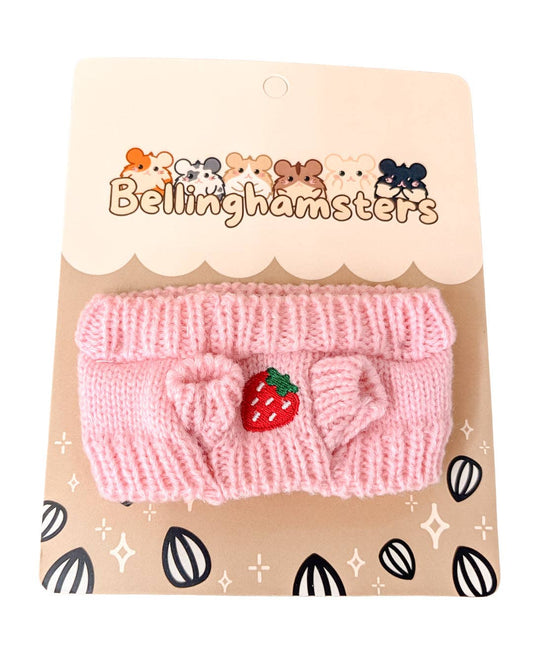 Pink Strawberry Sweater (Plushie Accessory)