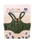 Load image into Gallery viewer, Olive Corduroy Overalls (Plushie Accessory)
