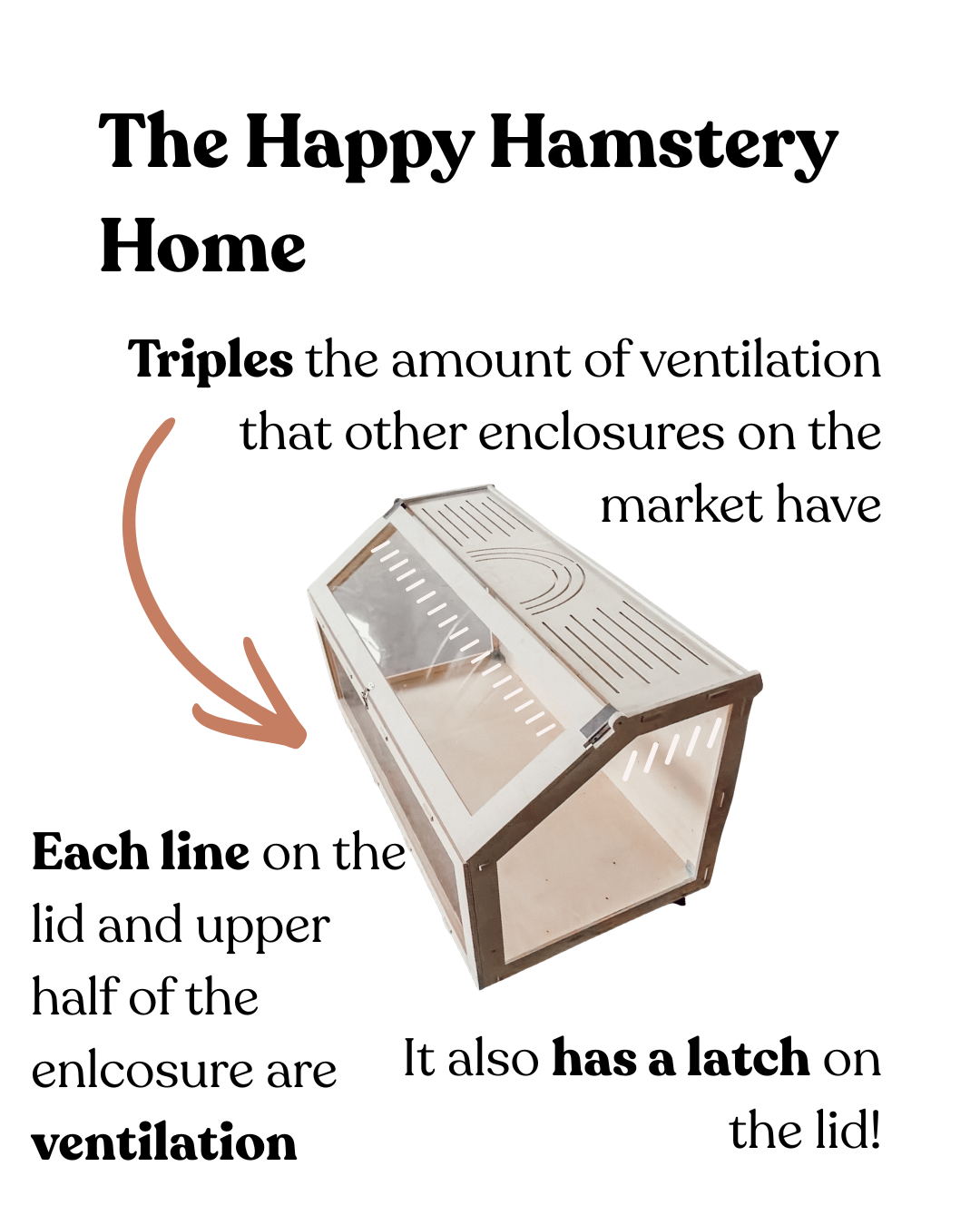 (NEW) Happy Hamstery Home Enclosure
