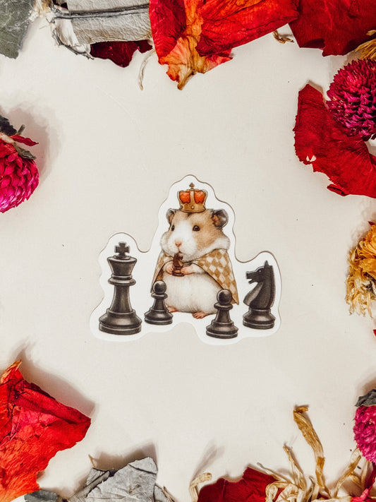 Sticker — Hamster Chess Queen