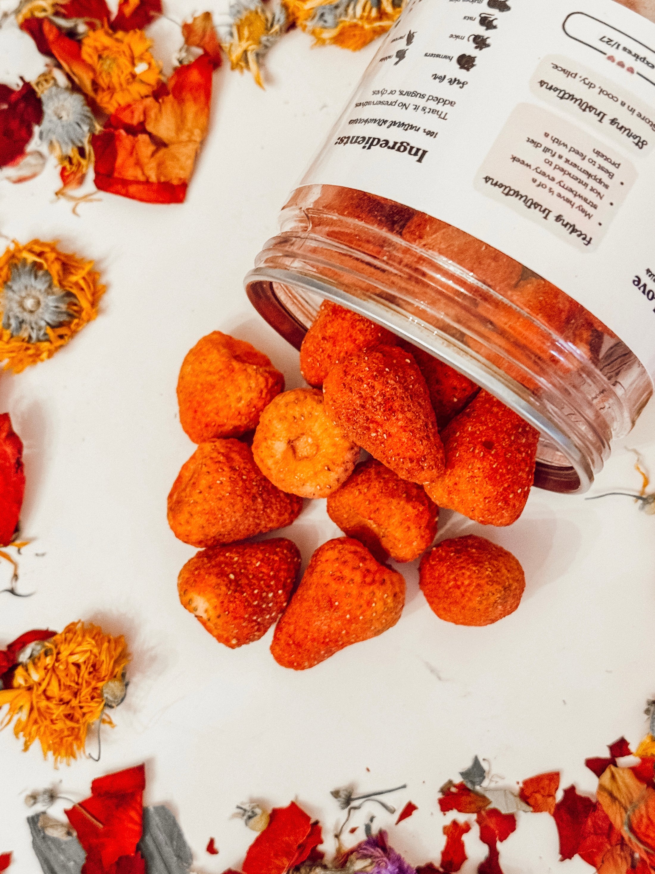 Freeze Dried Strawberries (50g)