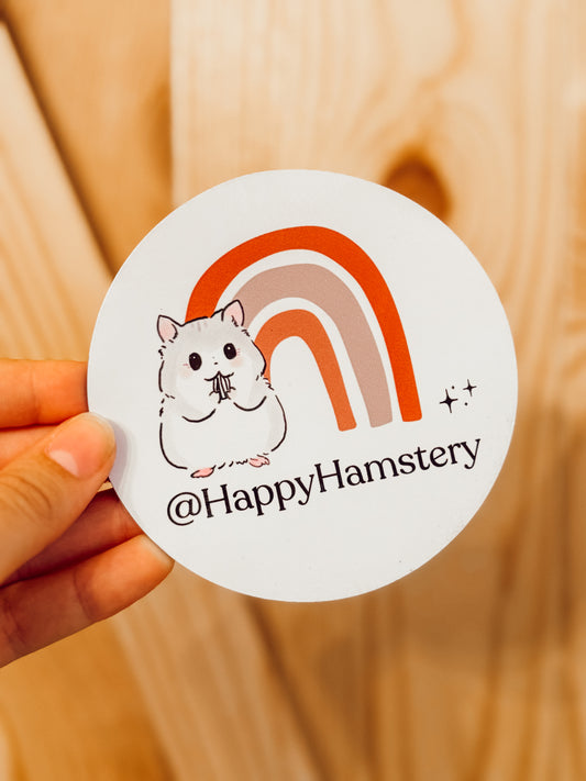 Happy Hamstery Magnet