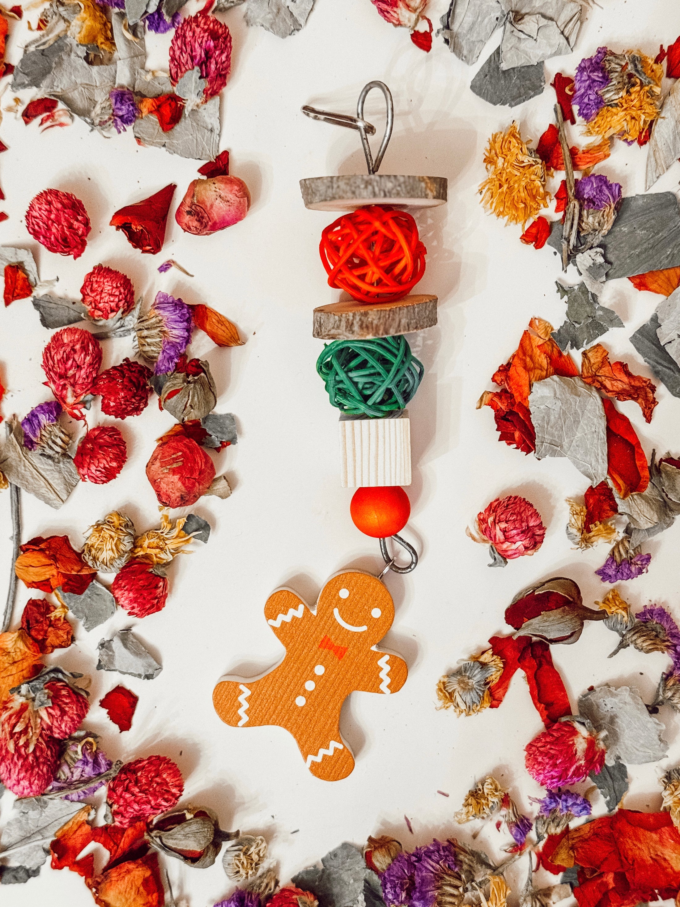 Gingerbread Hanging Boredom Breaker Chew