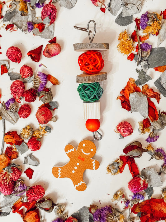 Gingerbread Hanging Boredom Breaker Chew