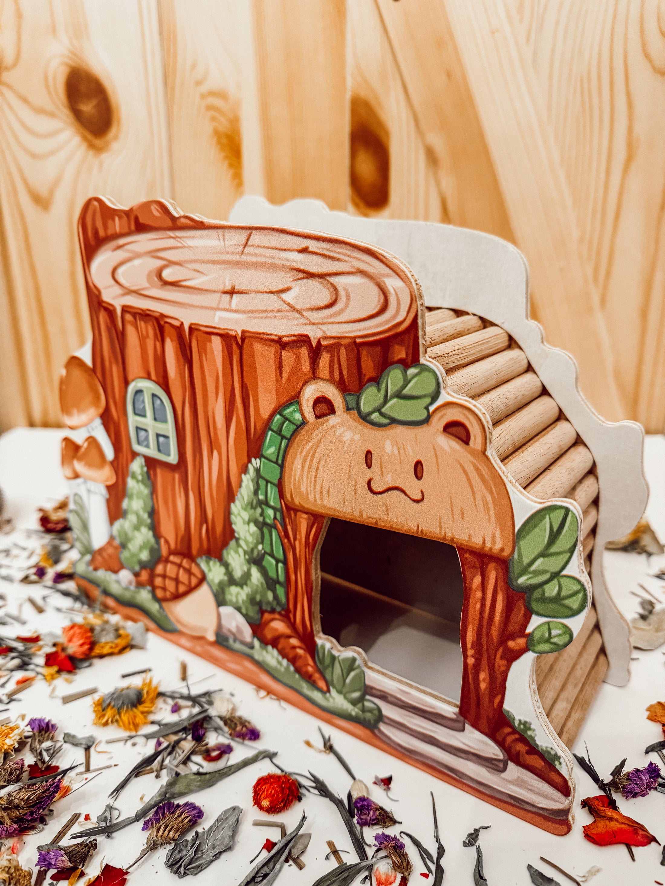Tree Stump Hideaway