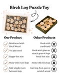 Load image into Gallery viewer, Birch Log Puzzle Toy
