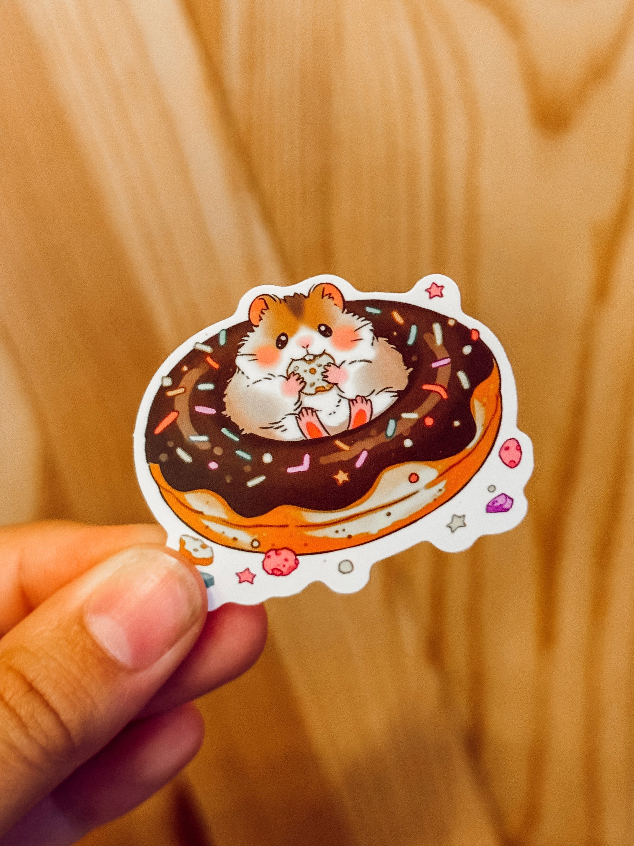 Sticker — Hamster Donut