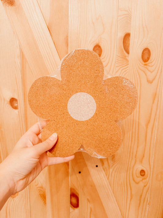 Large Natural Cork Flower