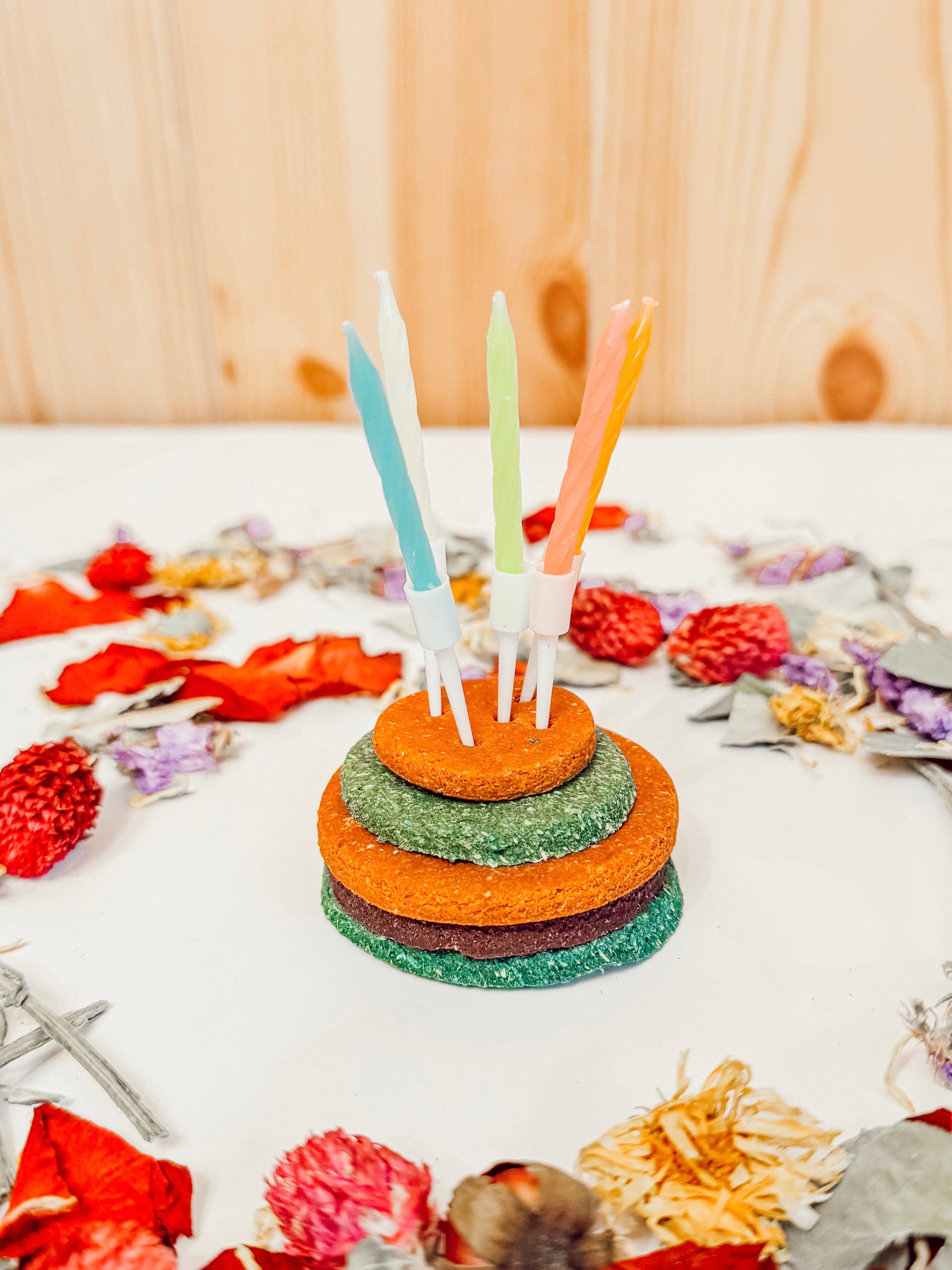 Birthday Cake w/ Candles
