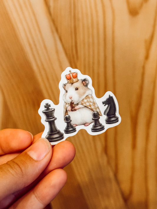 Sticker — Hamster Chess Queen