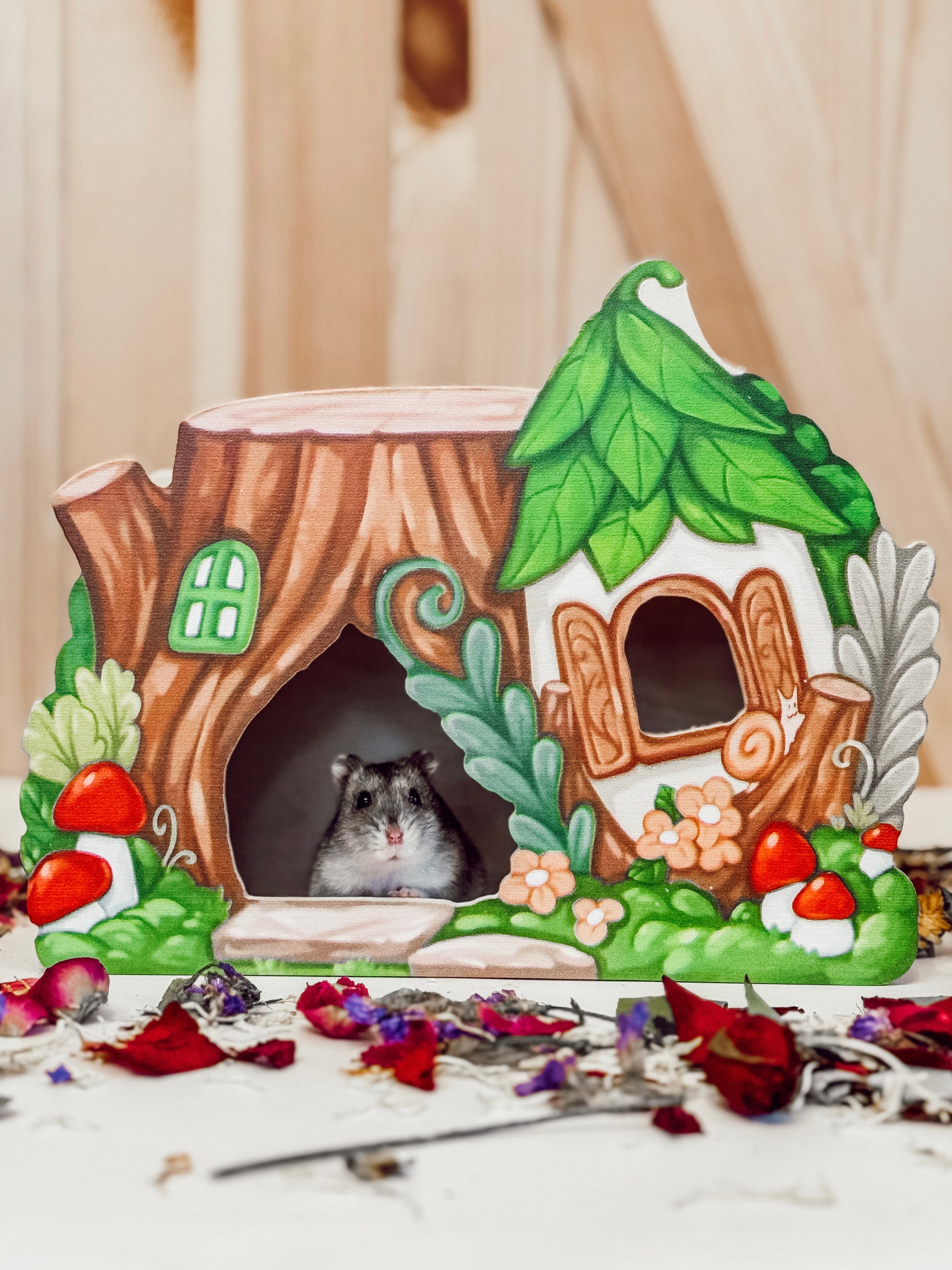 Woodland Fairy’s Tree Stump Cottage